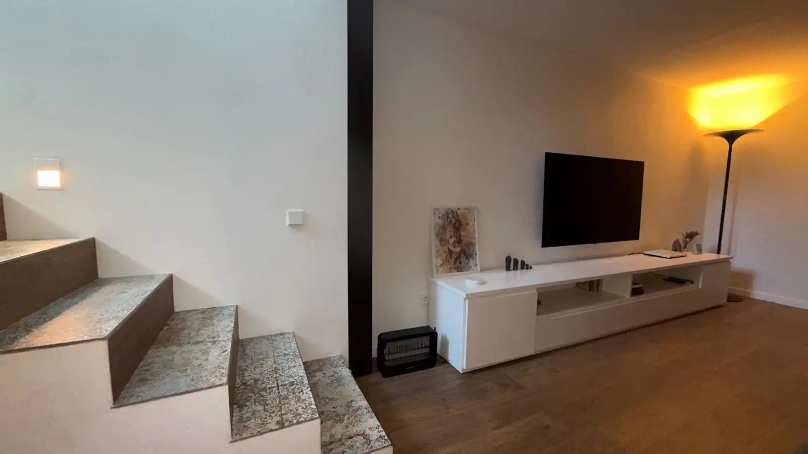 Sala de estar de Casa adosada en venta en Begur con Aire acondicionado, Calefacción y Terraza