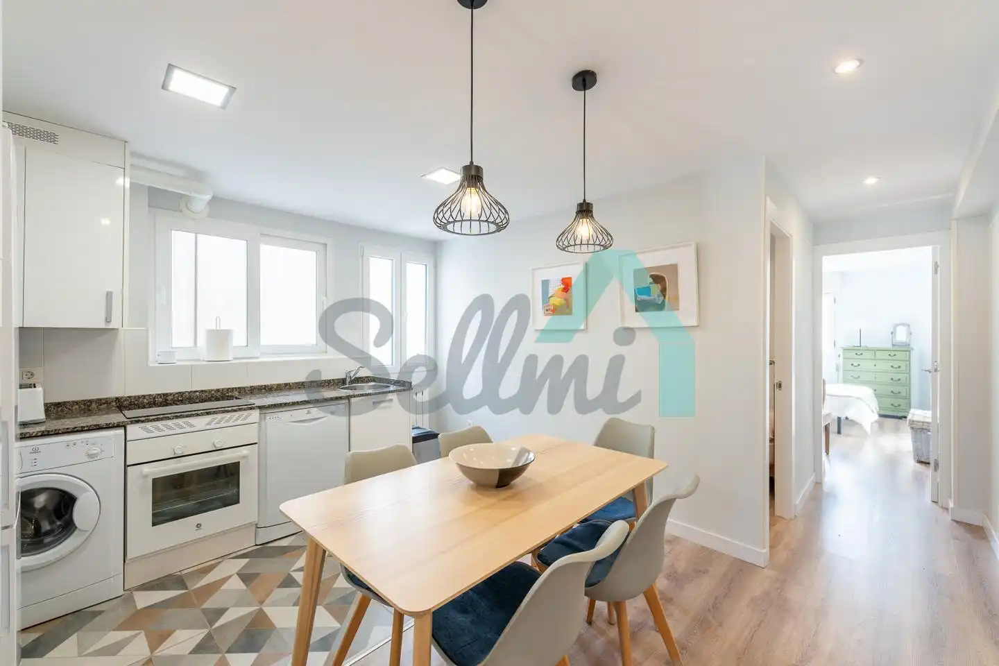 Kitchen of Flat for rent in Gijón   with Heating and Furnished