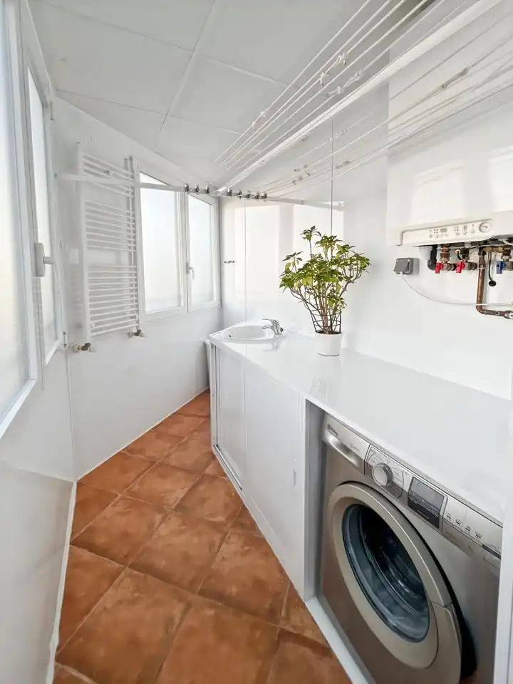Cocina de Ático en venta en Madrid con Aire acondicionado, Calefacción y Terraza