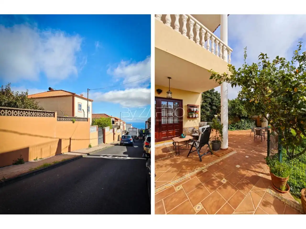 Vista exterior de Casa o xalet en venda en San Cristóbal de la Laguna amb Jardí privat, Parquet i Terrassa