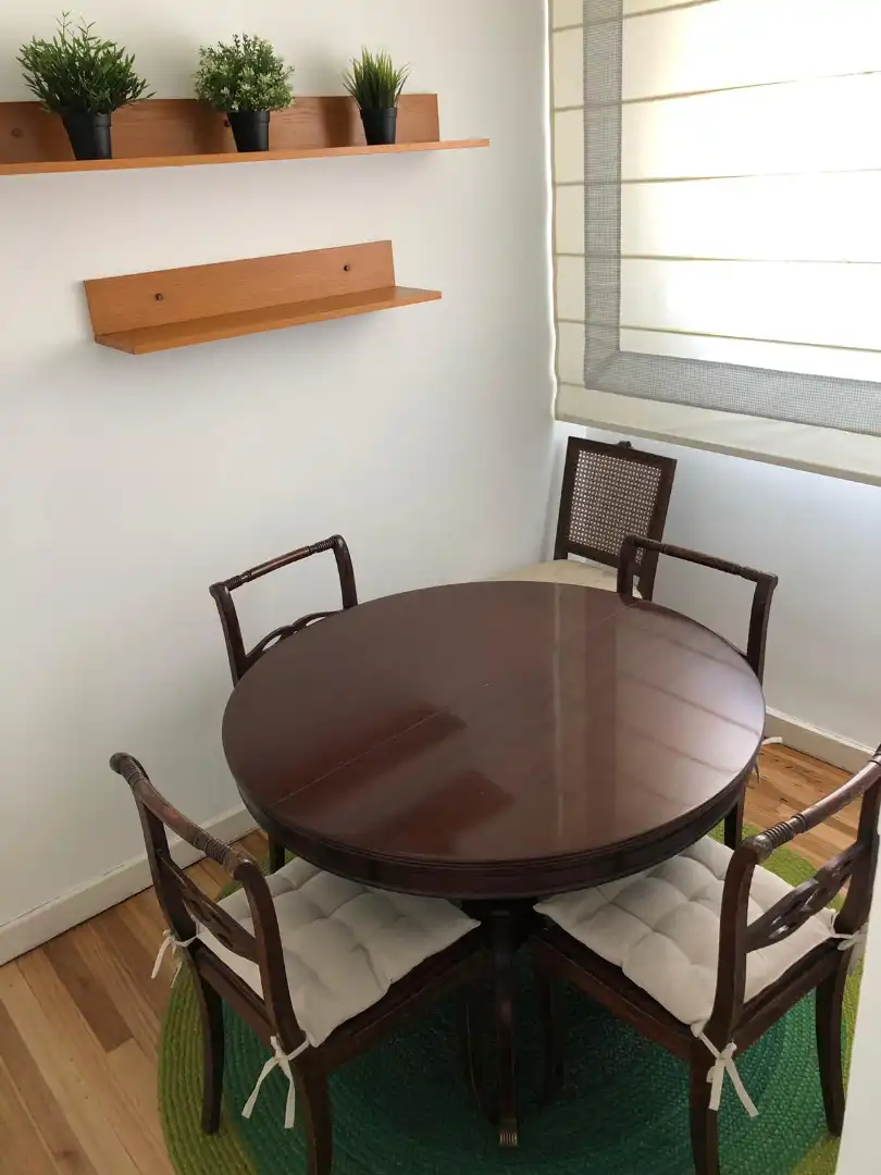 Dining room of Flat for rent in Bilbao   with Heating, Terrace and Furnished