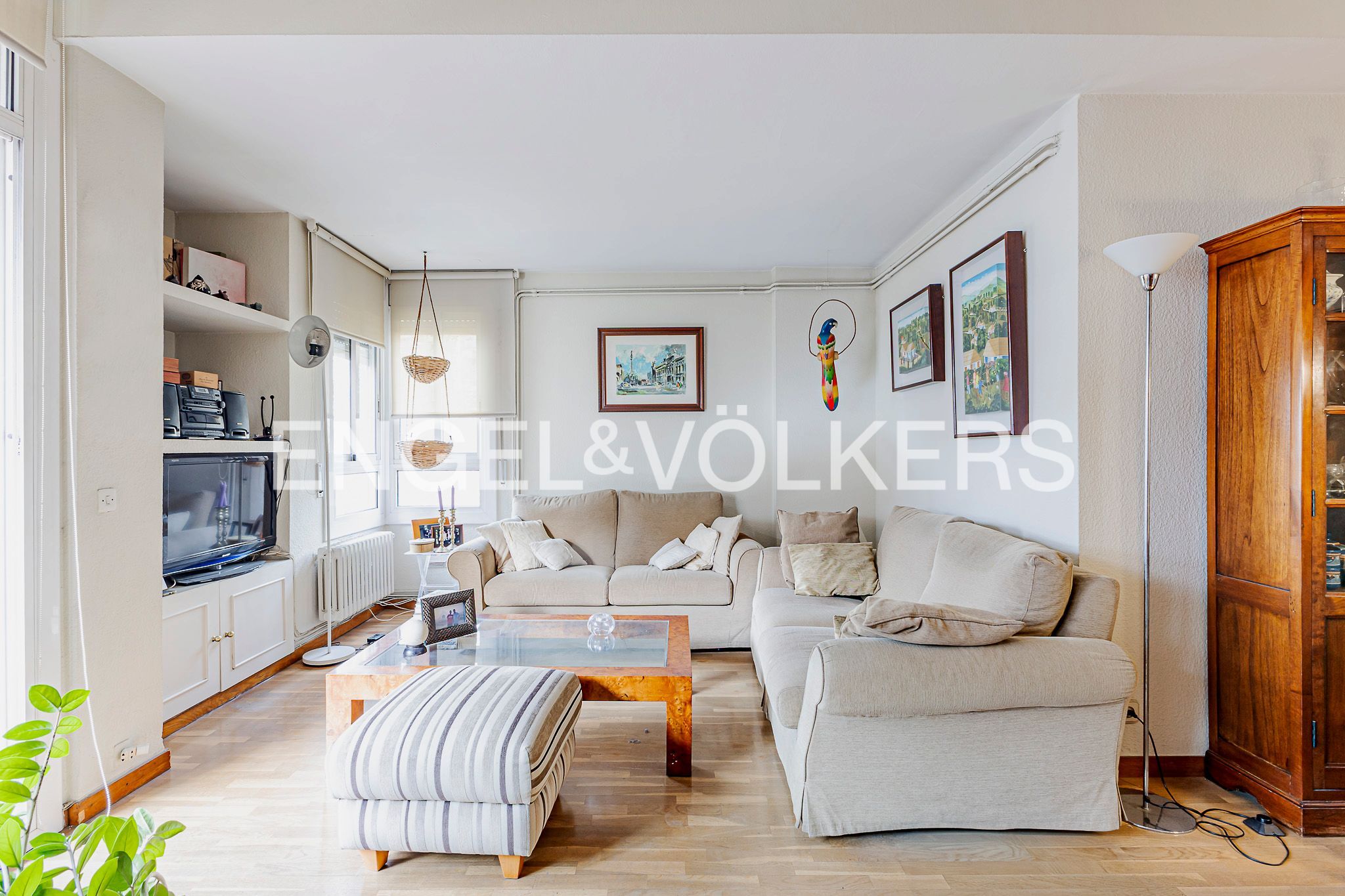 Sala d'estar de Apartament en venda en  Barcelona Capital amb Aire condicionat, Calefacció i Terrassa