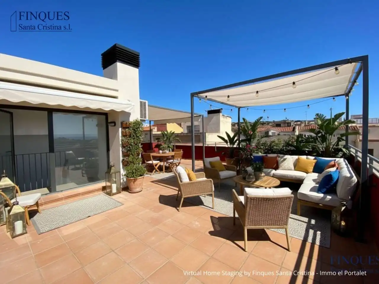 Terraza de Casa o chalet en venta en Sant Feliu de Guíxols con Aire acondicionado, Terraza y Alarma