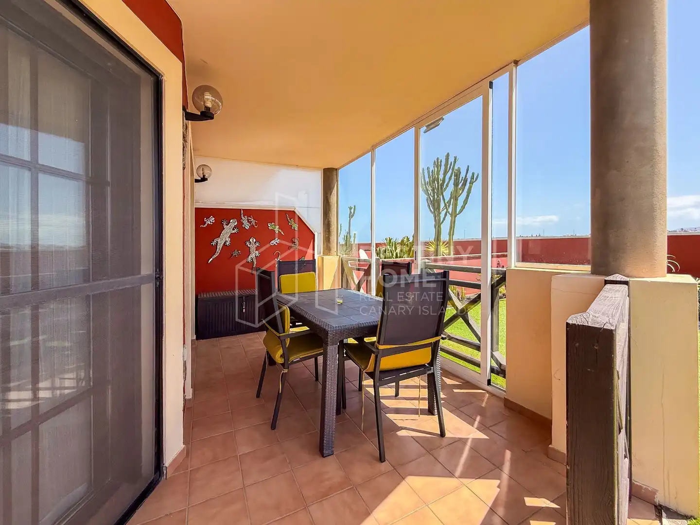 Terrace of Apartments for sale in La Oliva  with Private garden, Terrace and Furnished