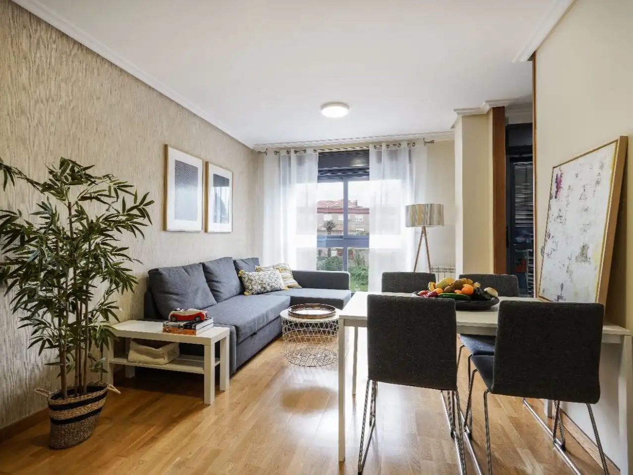 Living room of Flat for rent in Vigo   with Balcony