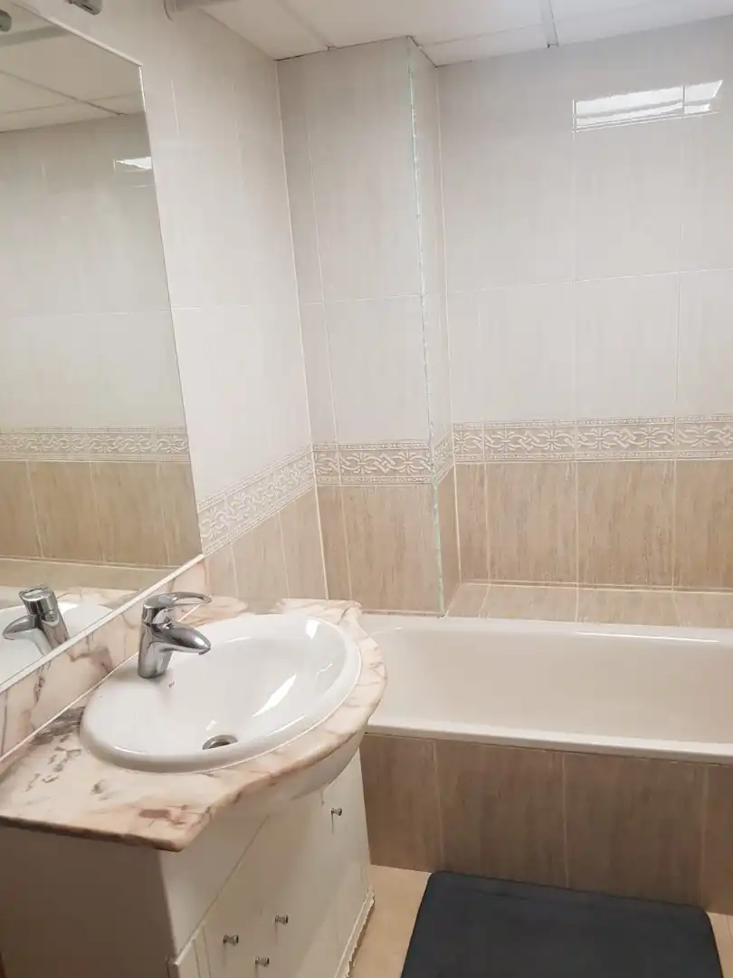Bathroom of Flat for rent in Roquetas de Mar  with Heating, Terrace and Furnished