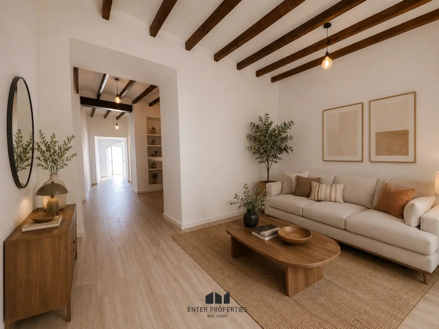 Sala de estar de Finca rústica en venta en Benitachell / El Poble Nou de Benitatxell con Aire acondicionado y Calefacción