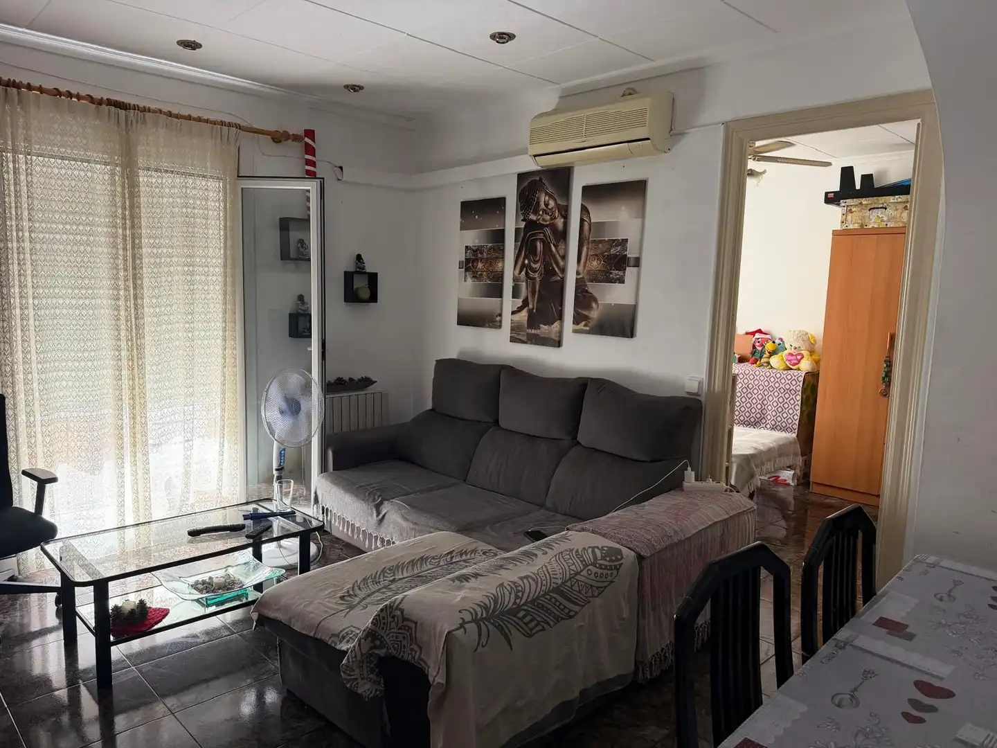 Sala d'estar de Pis en venda en Lleida amb Aire condicionat i Calefacció