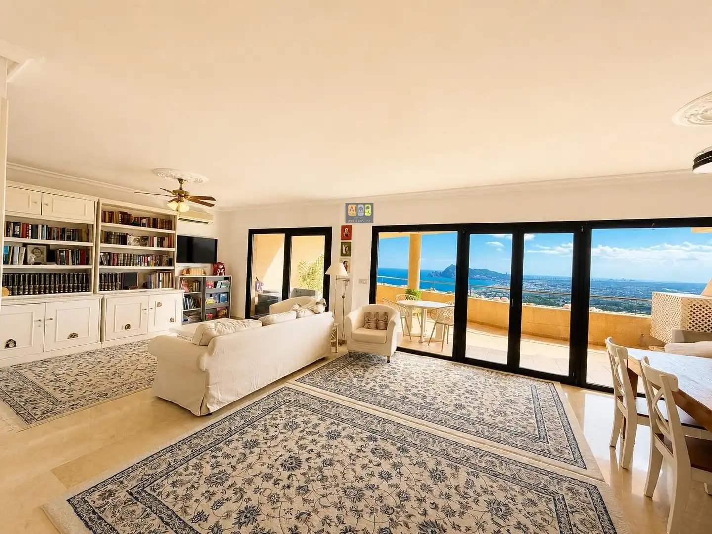 Sala d'estar de Apartament en venda en Altea amb Aire condicionat, Calefacció i Jardí privat