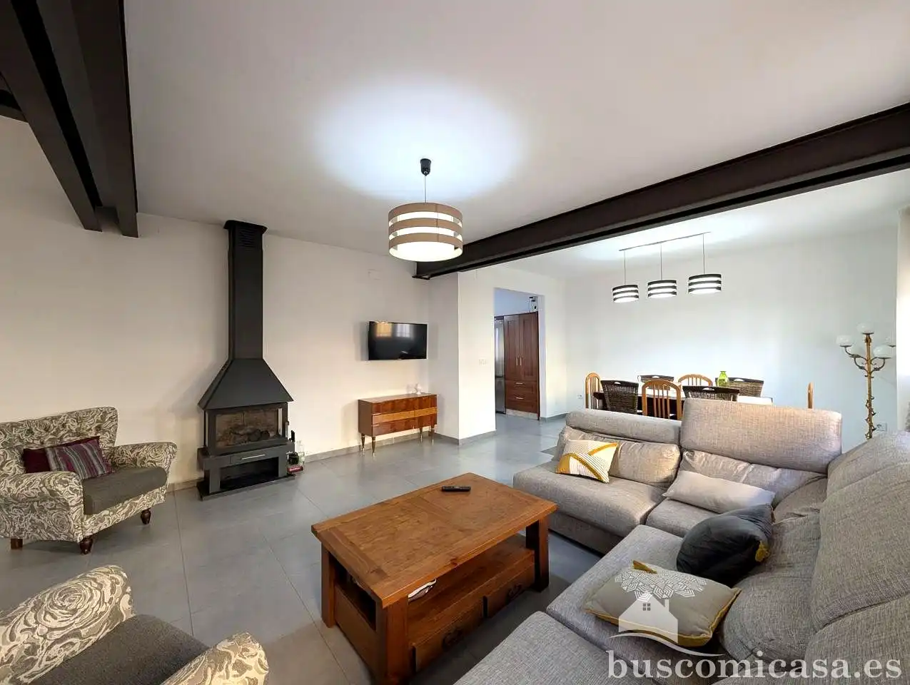 Sala de estar de Casa o chalet en venta en Linares con Calefacción, Terraza y Trastero