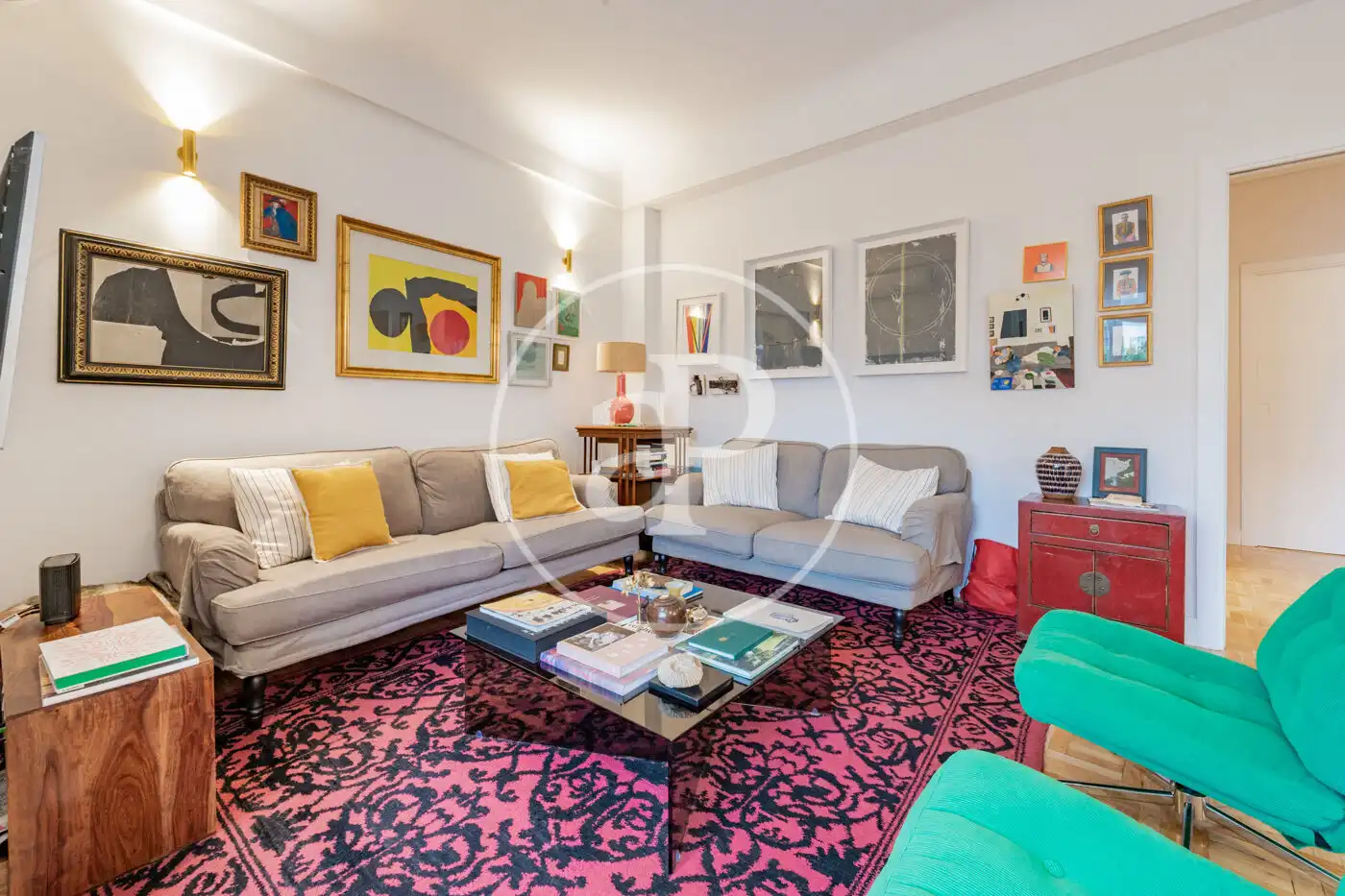 Living room of Flat for sale in Madrid  with Air Conditioner, Heating and Terrace