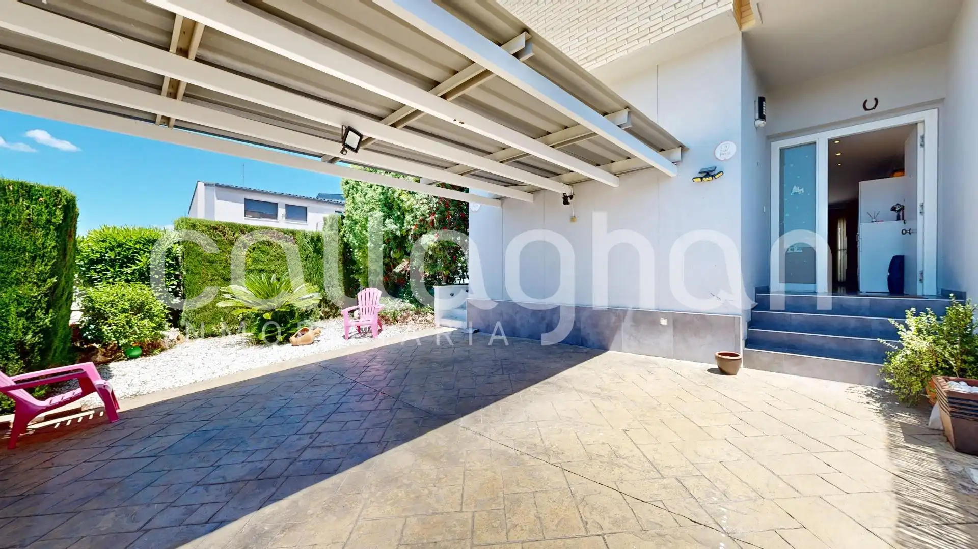 Terrace of Detached homes for sale in Benaguasil  with Air Conditioner, Heating and Private garden