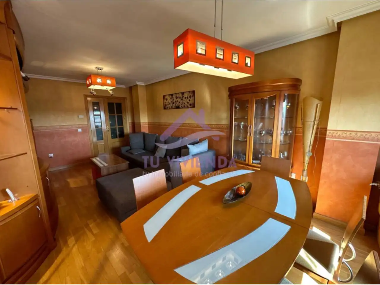 Living room of Attic for sale in Valladolid  with Heating, Parquet flooring and Terrace