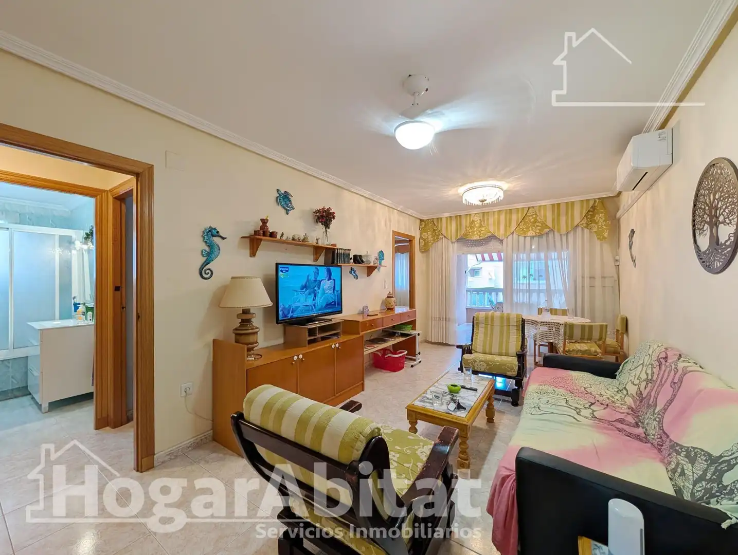 Living room of Flat for sale in Santa Pola  with Air Conditioner, Heating and Terrace