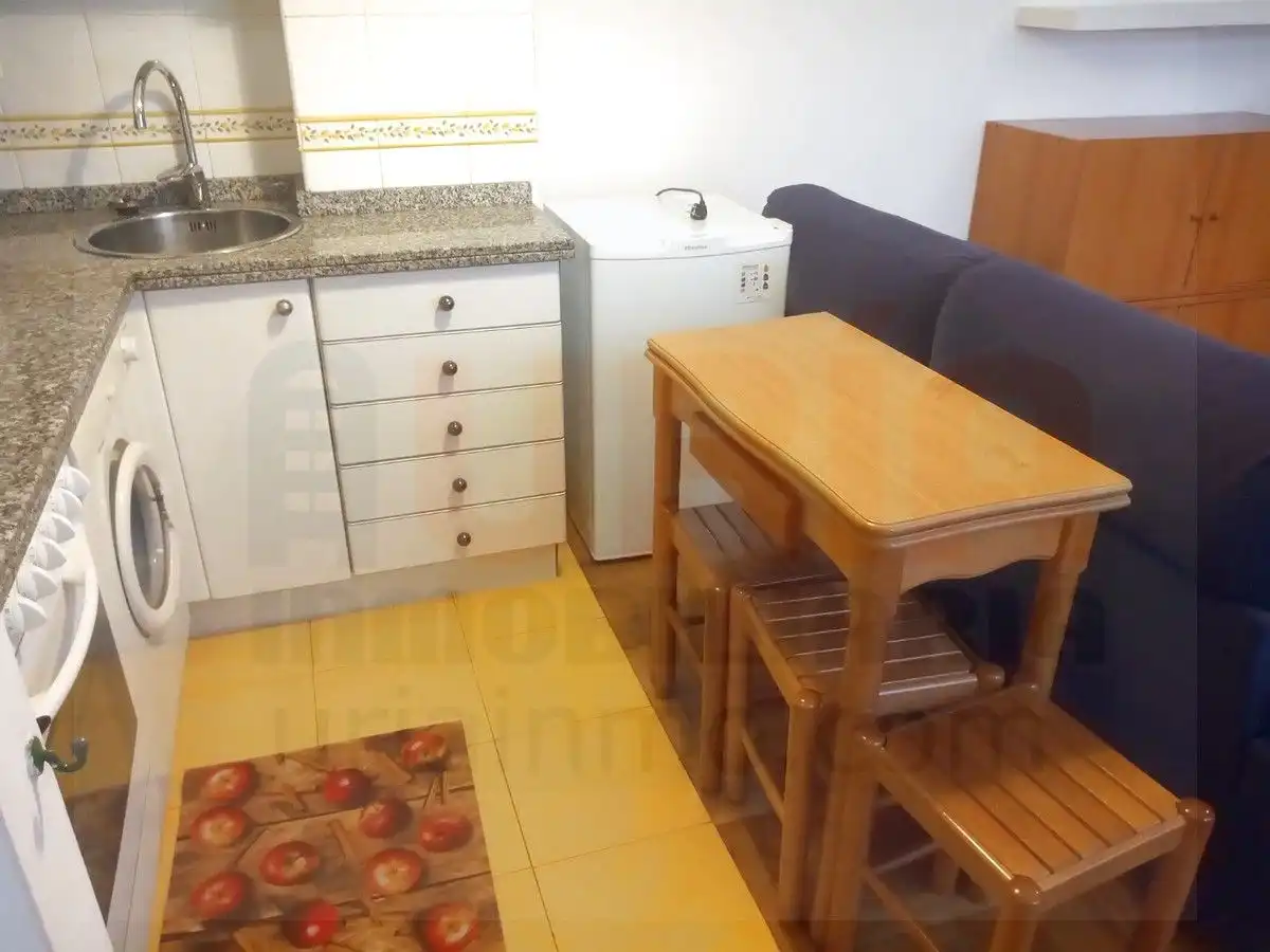Cuina de Apartament de lloguer en Oviedo  amb Calefacció, Parquet i Moblat