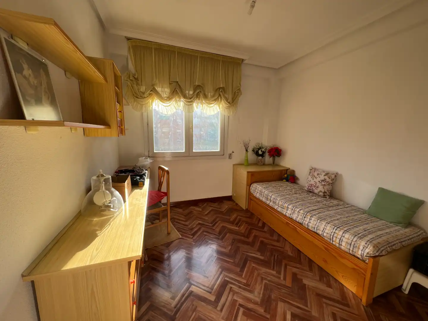Schlafzimmer von Wohnung zum Verkauf in Alcorcón mit Heizung, Privatgarten und Möbliert