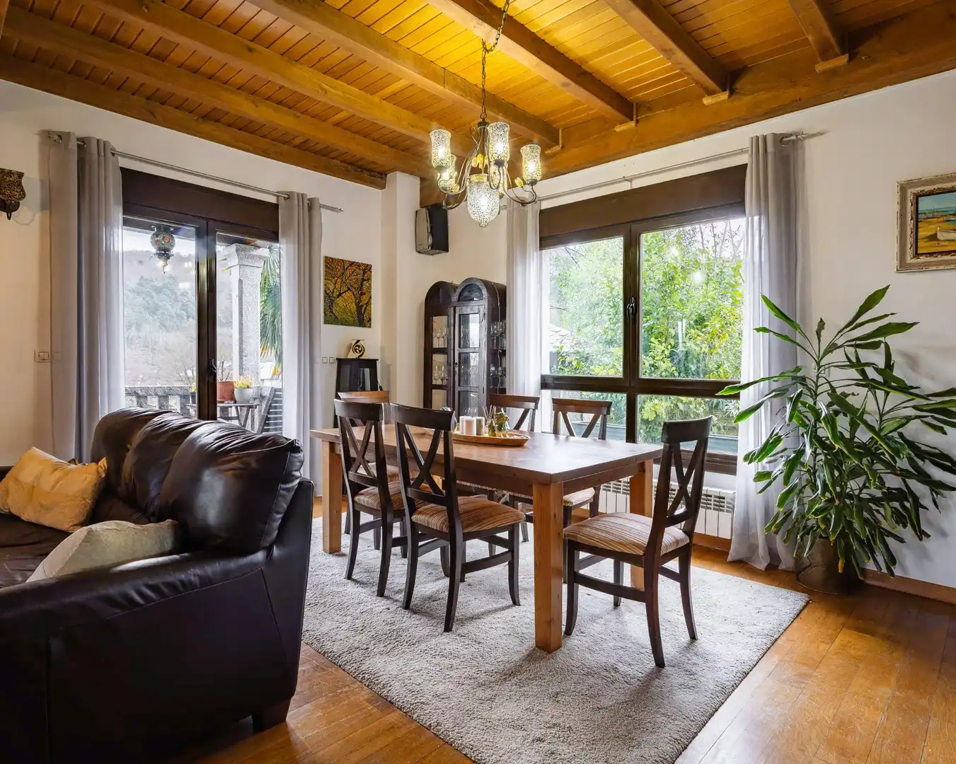 Comedor de Casa o chalet en venta en Padrenda con Calefacción, Jardín privado y Terraza