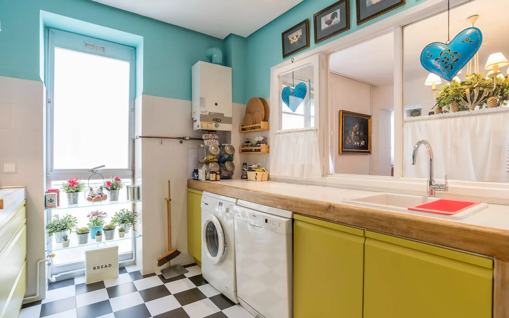 Kitchen of Flat for sale in Madrid  with Air Conditioner, Heating and Private garden