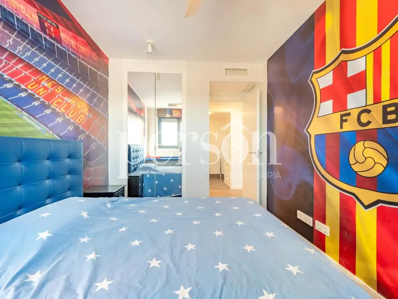 Schlafzimmer von Wohnung zum Verkauf in Valencia mit Klimaanlage, Terrasse und Schwimmbad