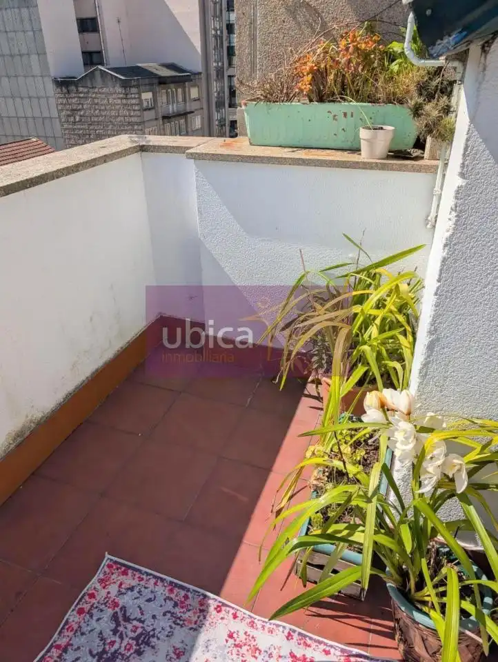 Balcony of Attic for sale in Vigo   with Heating, Parquet flooring and Terrace