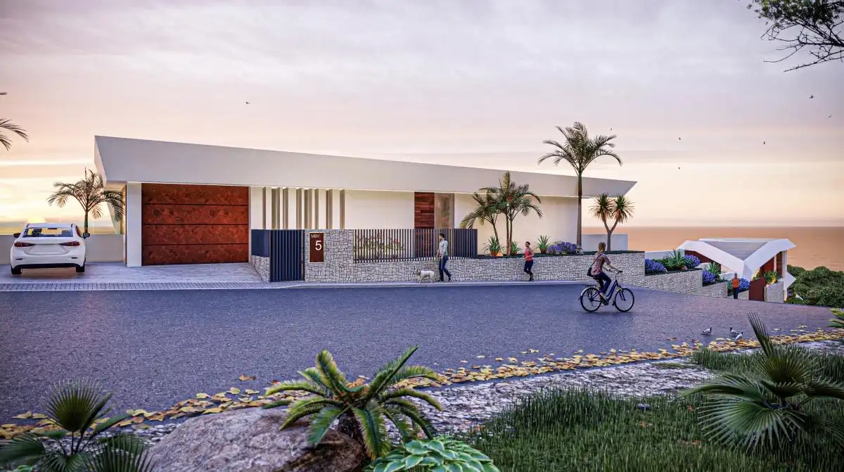 Vista exterior de Casa o xalet en venda en Calpe / Calp amb Jardí privat i Piscina
