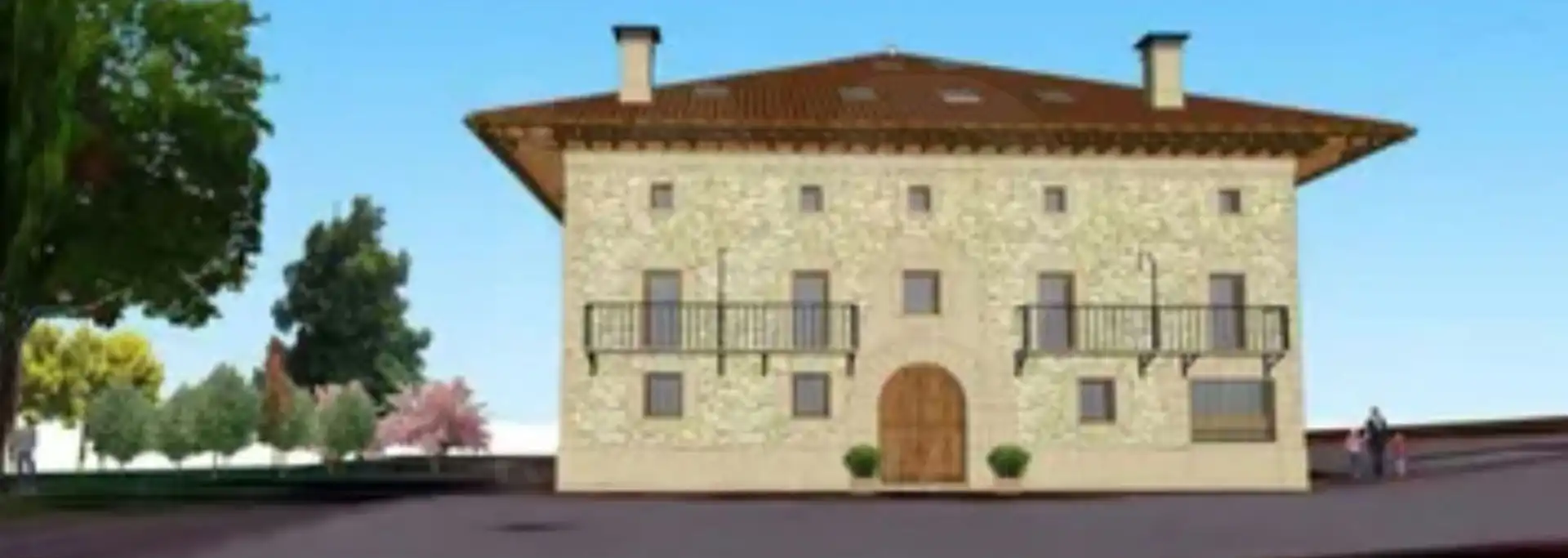 Vista exterior de Casa o xalet en venda en Ultzama amb Terrassa
