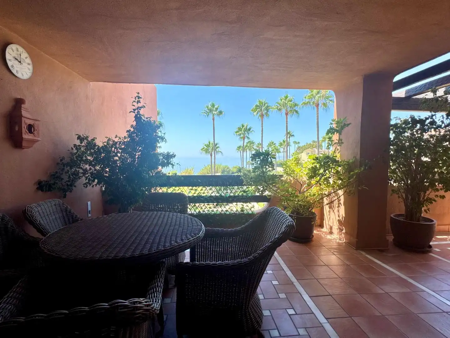Terraza de Apartamento en venta en Estepona con Aire acondicionado, Terraza y Piscina