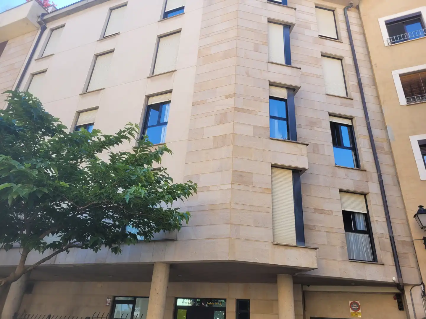 Vista exterior de Apartamento en venta en Soria Capital  con Calefacción, Parquet y Amueblado