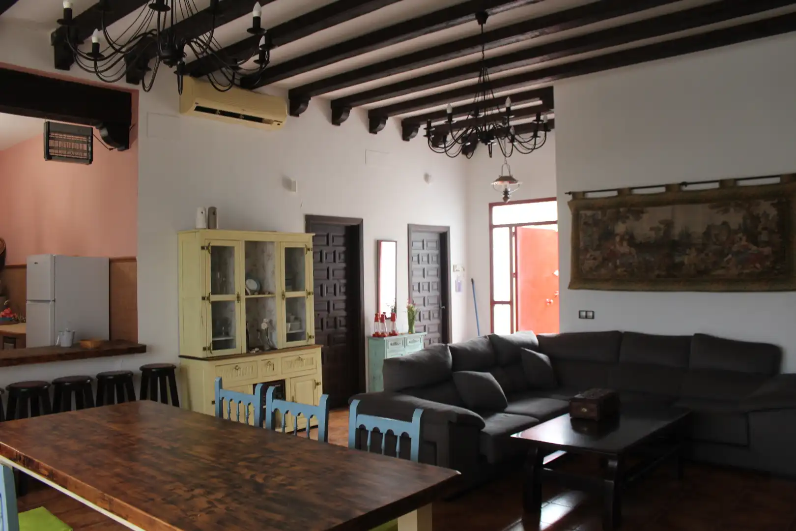 Sala de estar de Casa o chalet en venta en Villaverde del Río con Aire acondicionado, Jardín privado y Trastero