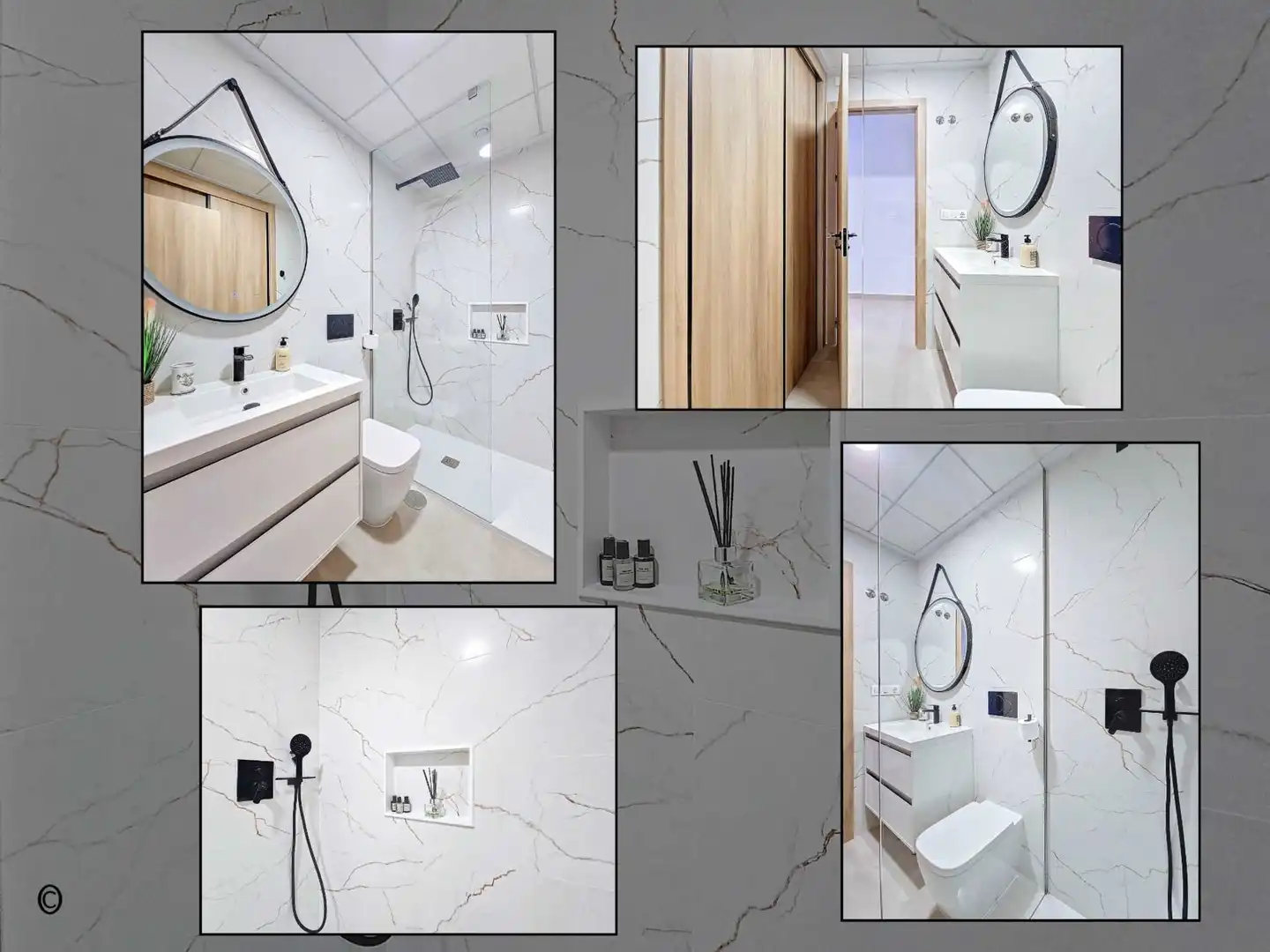 Baño de Apartamento en venta en Guardamar del Segura con Aire acondicionado, Calefacción y Terraza