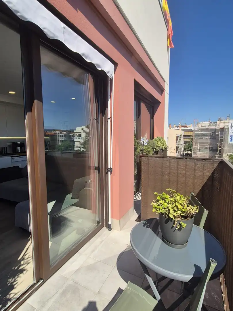 Balcony of Attic for sale in Cubelles  with Air Conditioner and Terrace