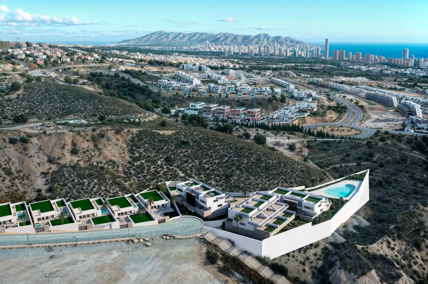 Bungalow amb piscina en venda a Balcón de Finestrat - Terra Marina, imagen 14
