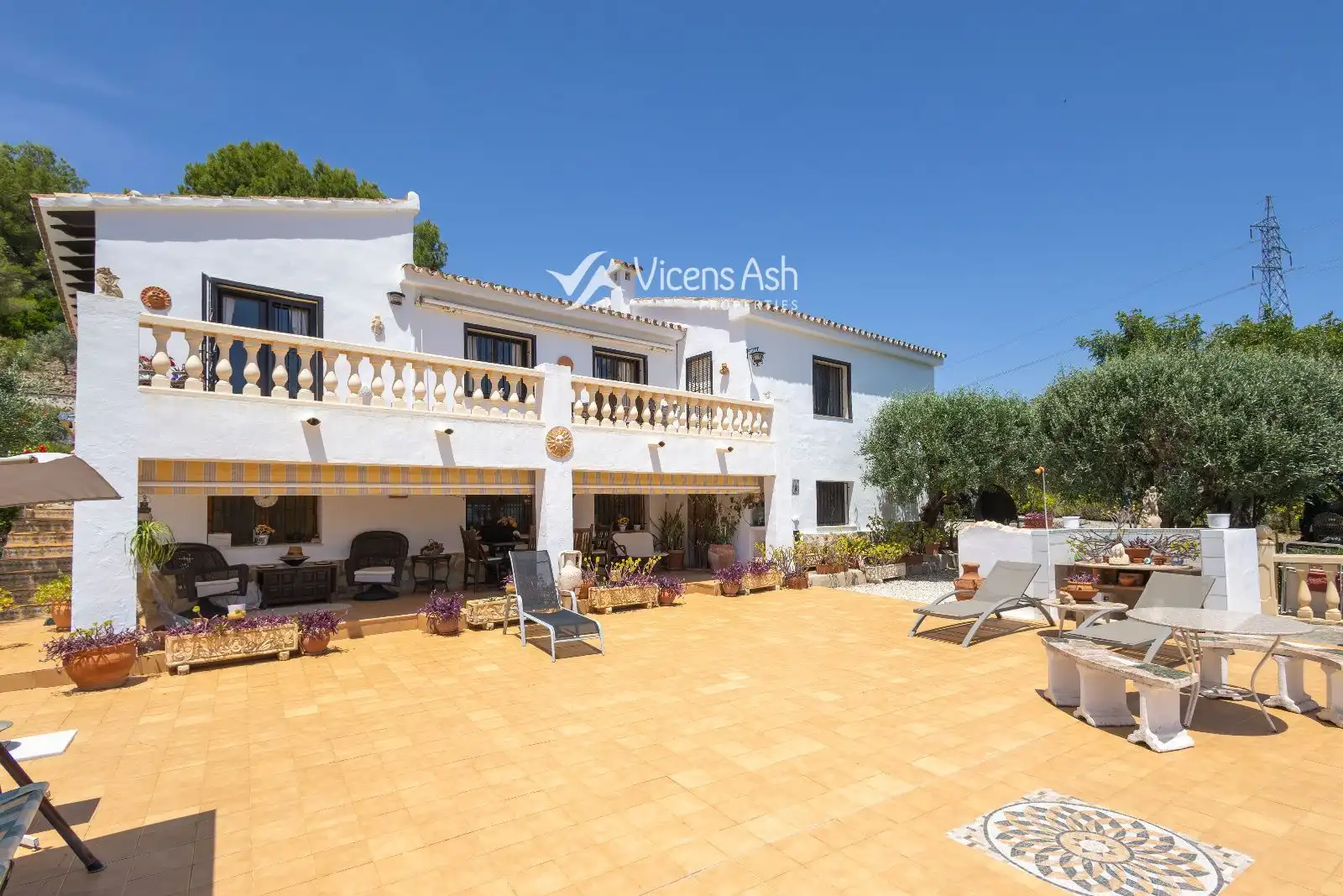 Terrace of Houses for sale in Gata de Gorgos  with Air Conditioner, Heating and Storage room
