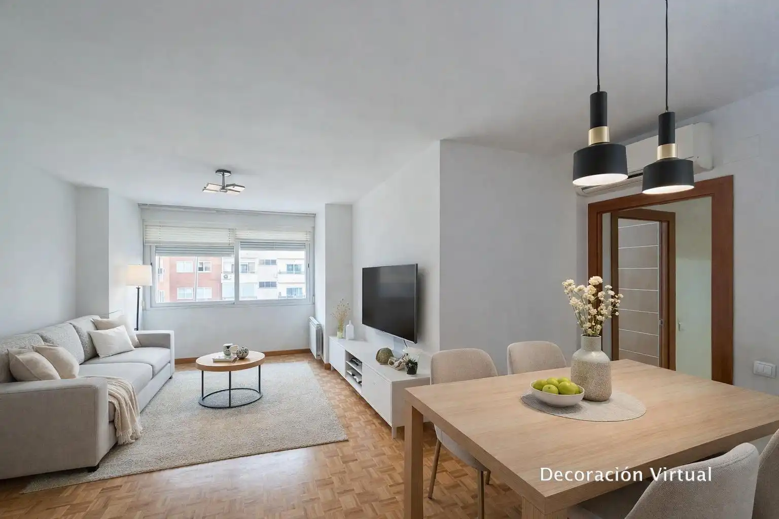 Sala de estar de Piso en venta en Madrid con Aire acondicionado, Calefacción y Parquet