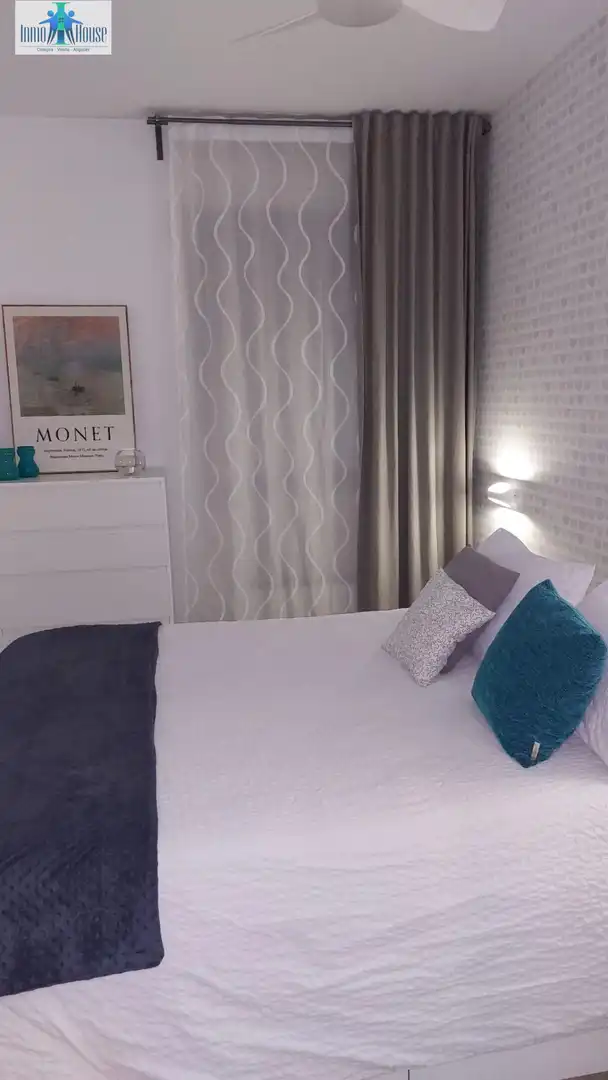 Bedroom of Flat for sale in Albacete  with Air Conditioner, Heating and Furnished