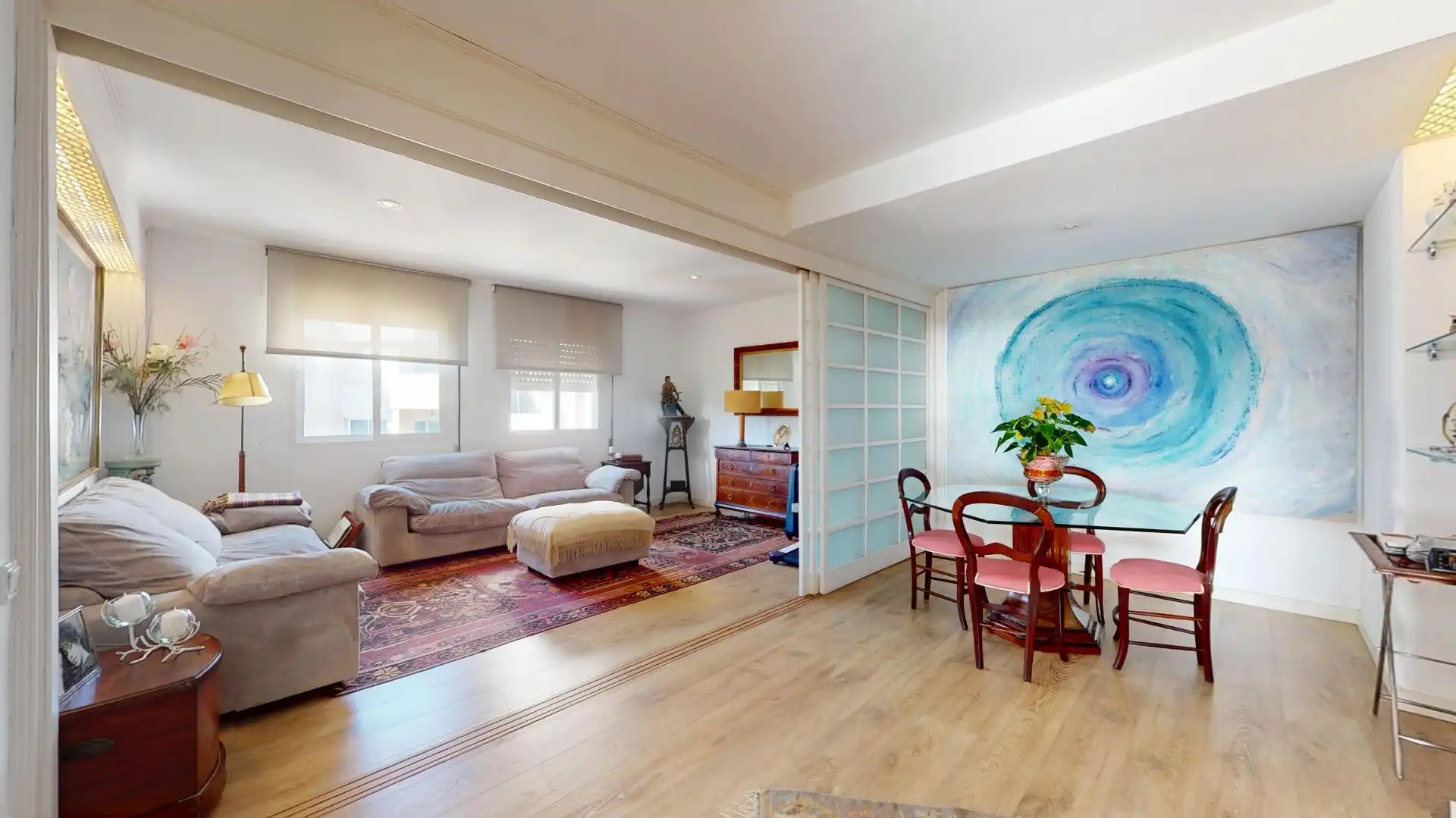 Sala de estar de Piso en venta en Calvià con Parquet, Terraza y Trastero