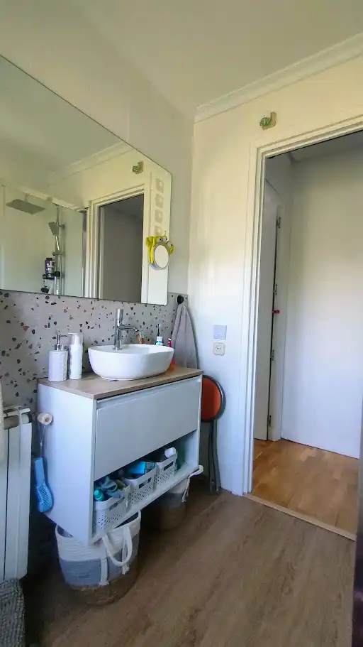 Badezimmer von Wohnung zum Verkauf in Coslada mit Klimaanlage, Heizung und Parkett