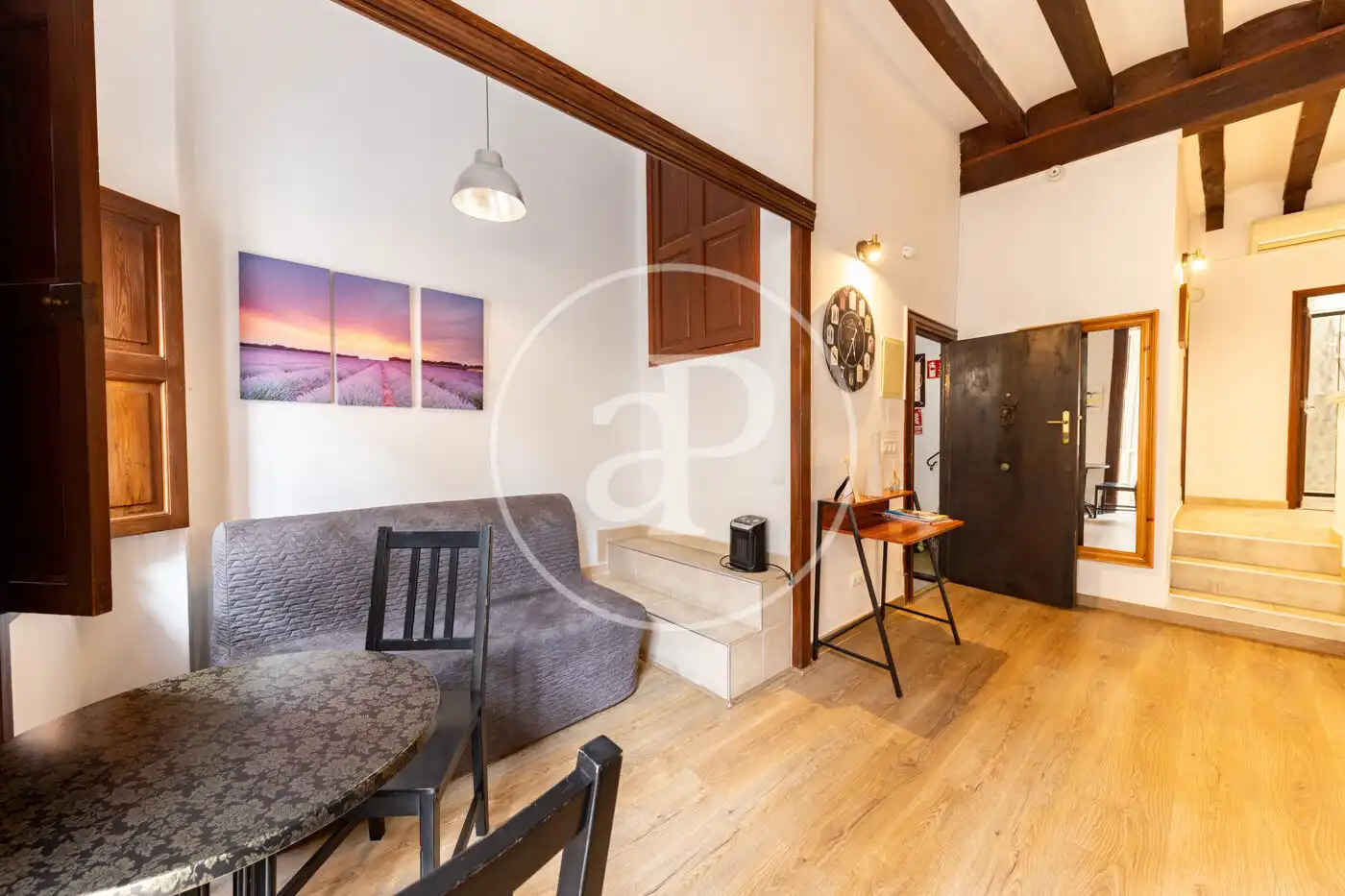 Sala de estar de Piso de alquiler en  Palma de Mallorca con Aire acondicionado y Amueblado