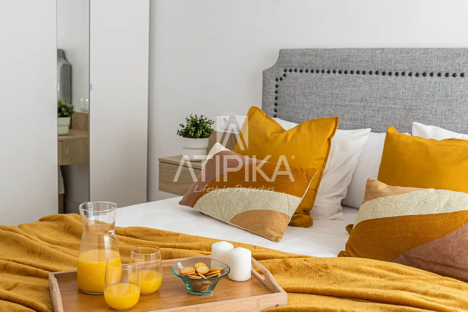 Bedroom of Flat for rent in Barcelona  with Air Conditioner, Heating and Parquet flooring