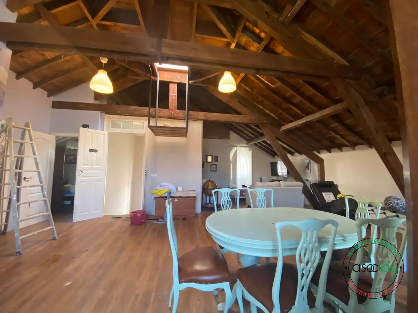 Comedor de Casa o chalet en venta en Soto del Barco con Calefacción, Jardín privado y Parquet