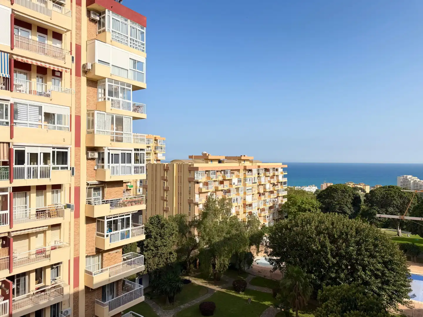 Schlafzimmer von Wohnung zum Verkauf in Benalmádena mit Klimaanlage, Terrasse und Möbliert
