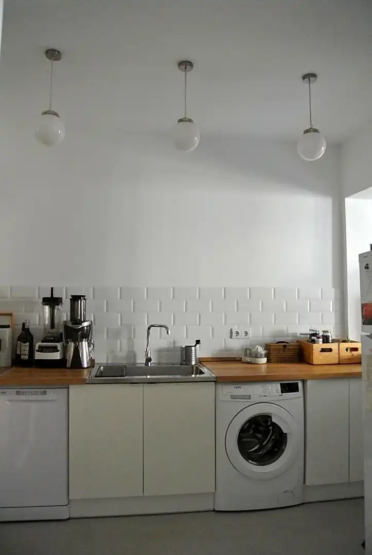 Cocina de Piso de alquiler en Madrid con Aire acondicionado, Calefacción y Balcón