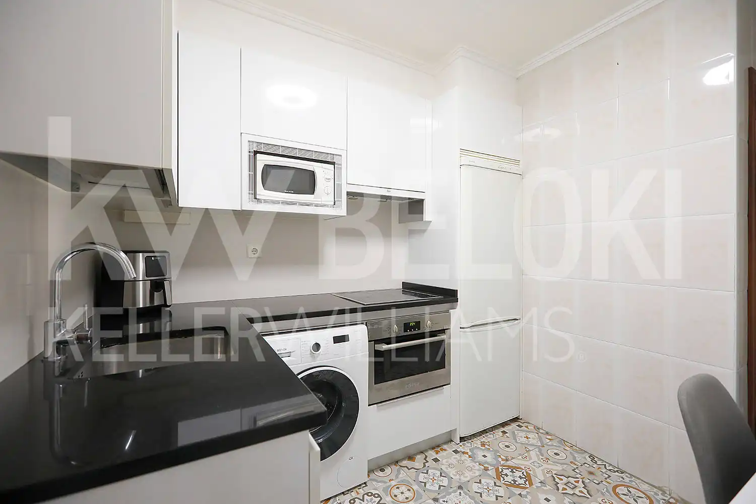 Cocina de Piso de alquiler en Donostia - San Sebastián  con Calefacción, Amueblado y Balcón