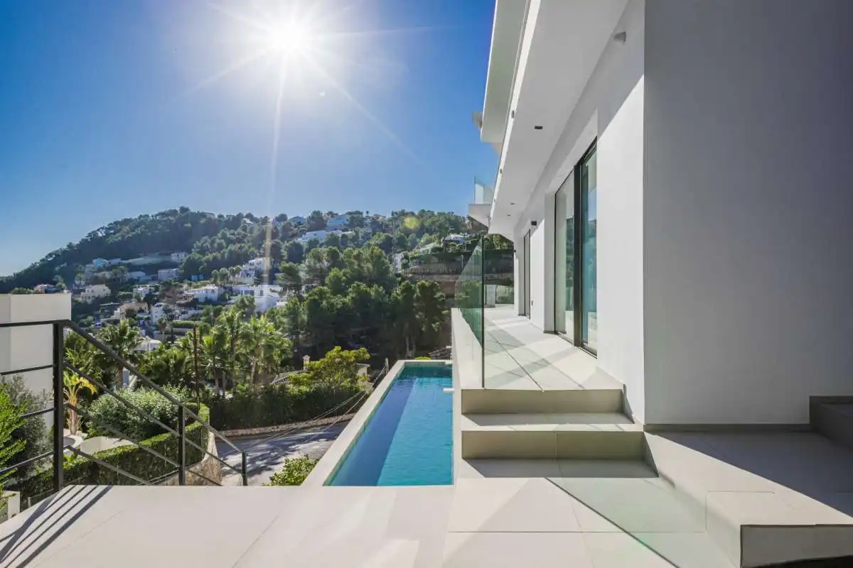 Exterior view of Houses for sale in Jávea / Xàbia  with Heating, Private garden and Terrace