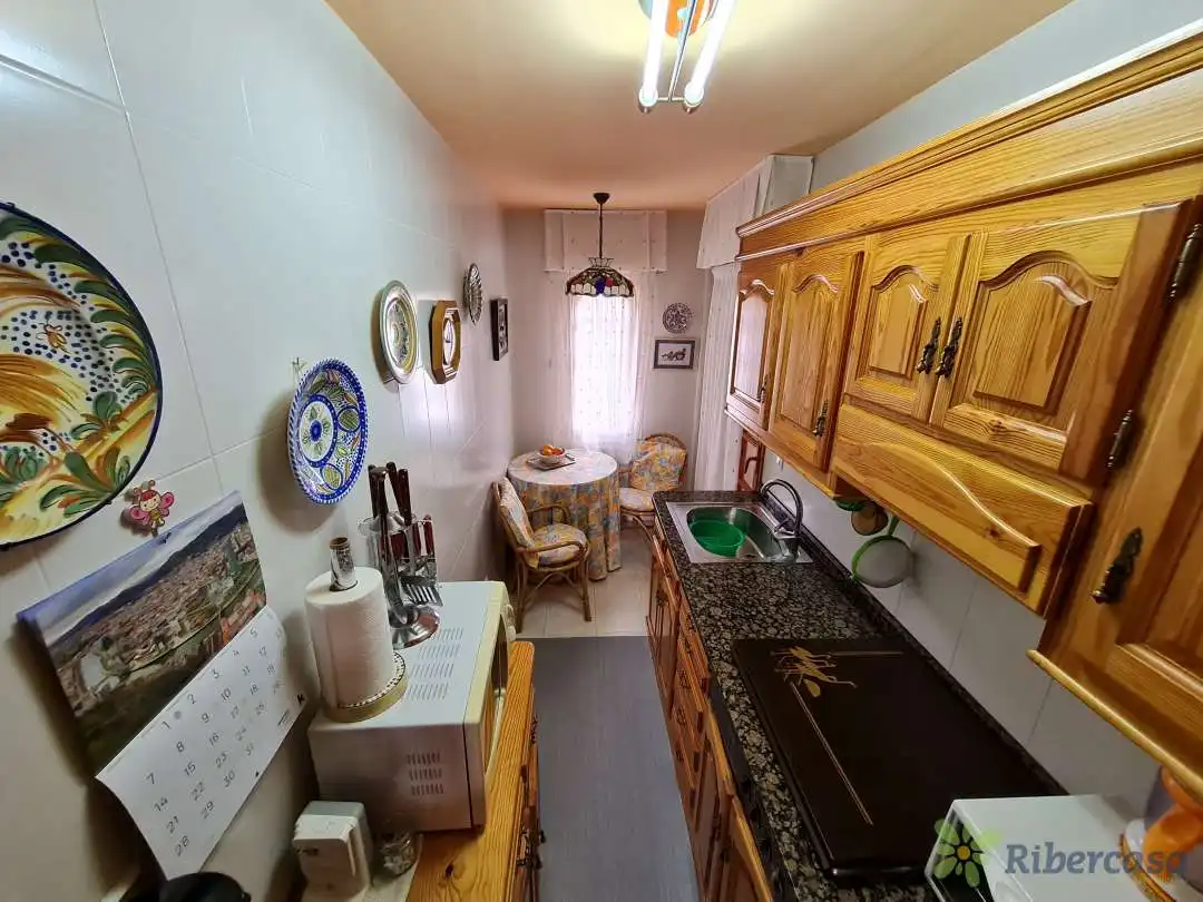 Cocina de Piso en venta en Corella con Calefacción, Jardín privado y Trastero