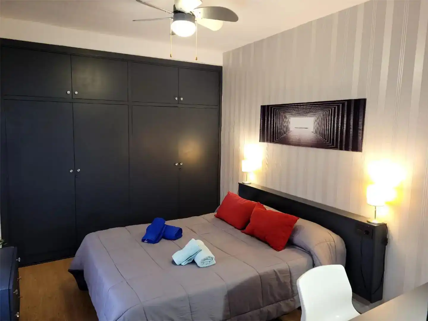 Schlafzimmer von Wohnung zur Miete in  Murcia Capital mit Klimaanlage