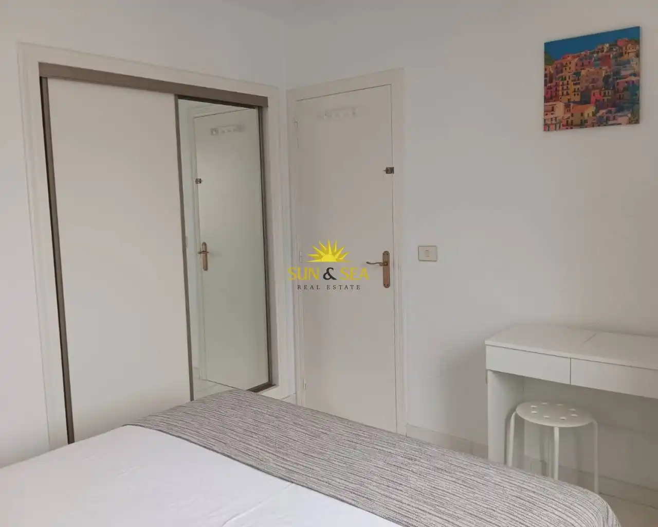 Schlafzimmer von Wohnungen zur Miete in Mazarrón mit Heizung, Terrasse und Schwimmbad