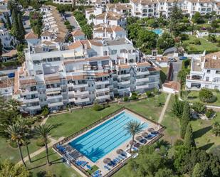 Exterior view of Flat for sale in Marbella  with Air Conditioner, Terrace and Swimming Pool