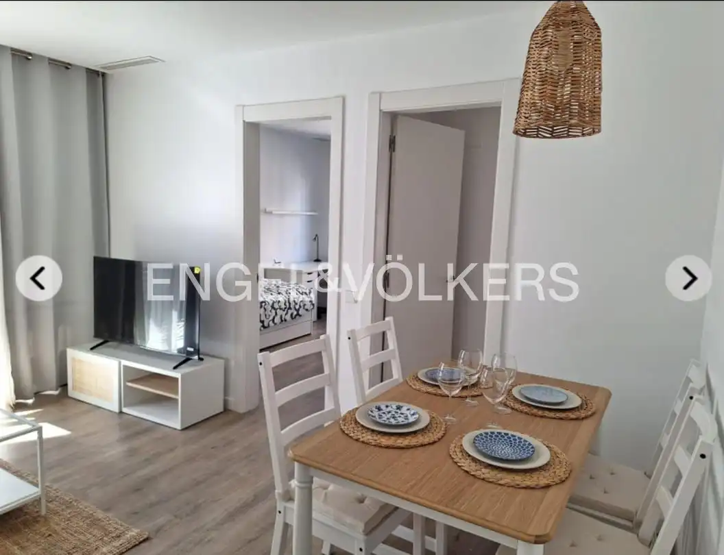 Dining room of Flat for rent in Sitges  with Air Conditioner, Heating and Furnished