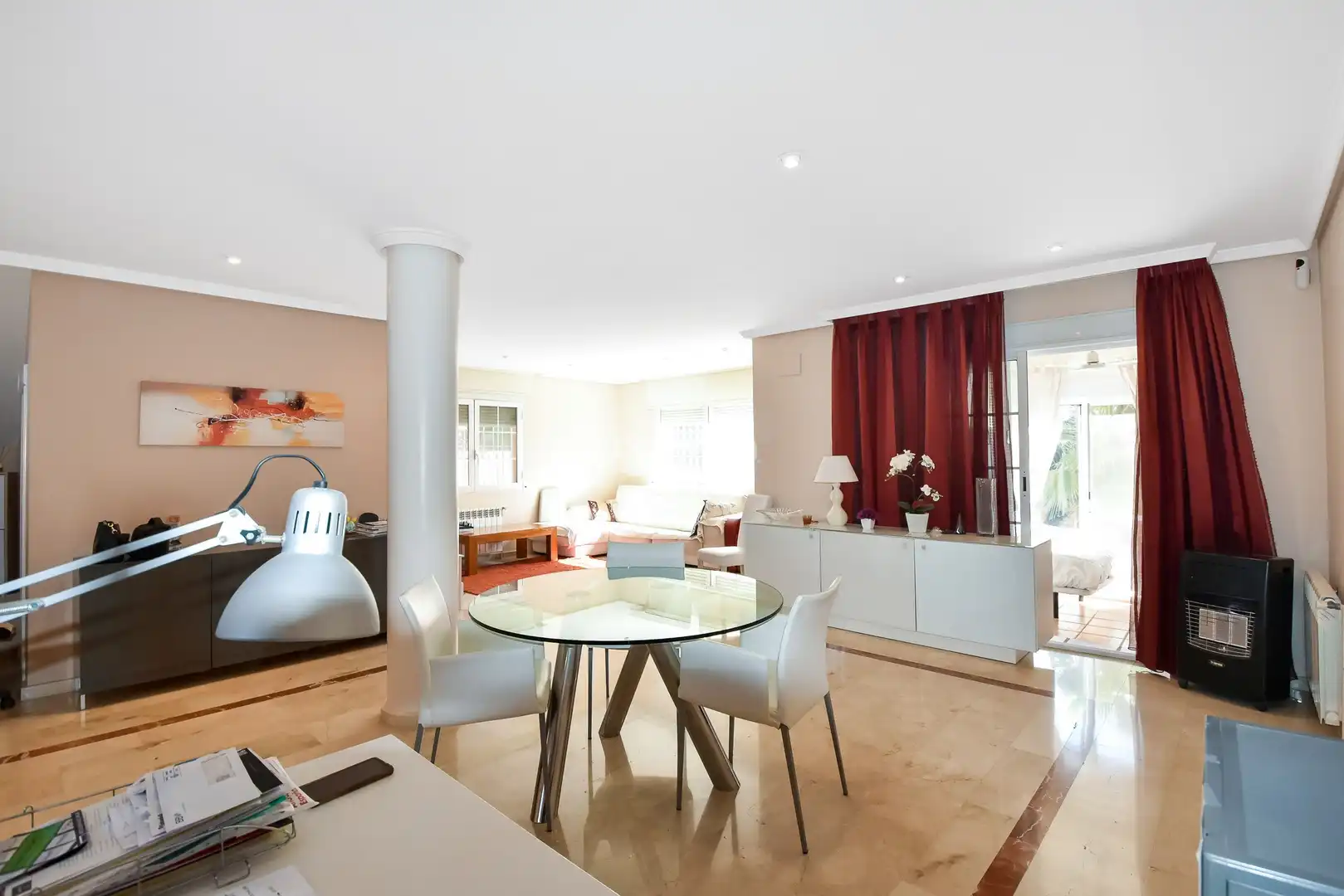 Dining room of Houses for sale in L'Alfàs del Pi  with Air Conditioner, Heating and Terrace
